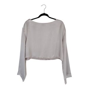 Dynamite Light Gray Blouse